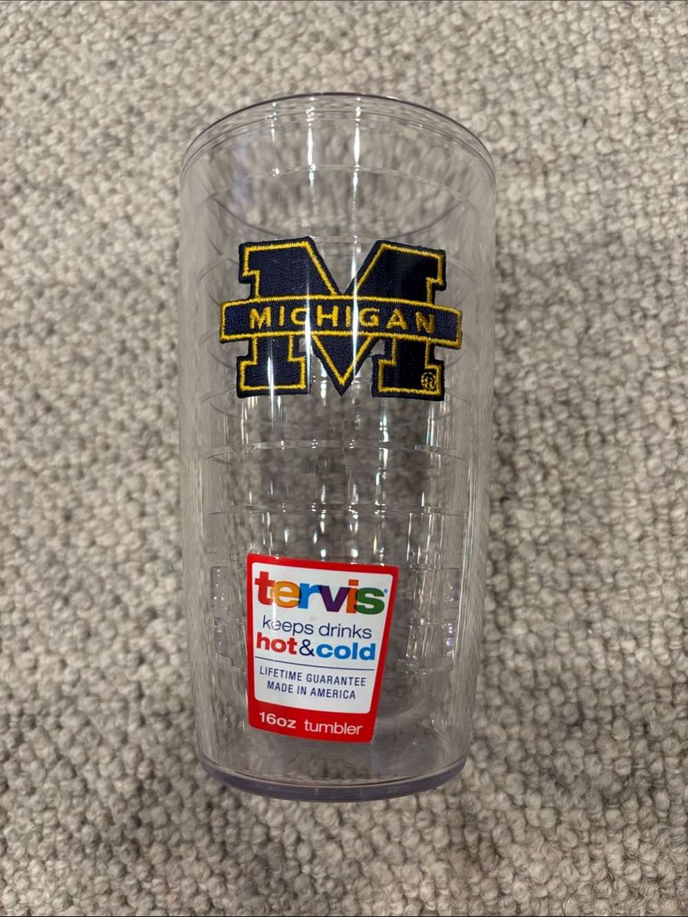 Tervis Univ. of Michigan Tumbler 16 oz. NWT